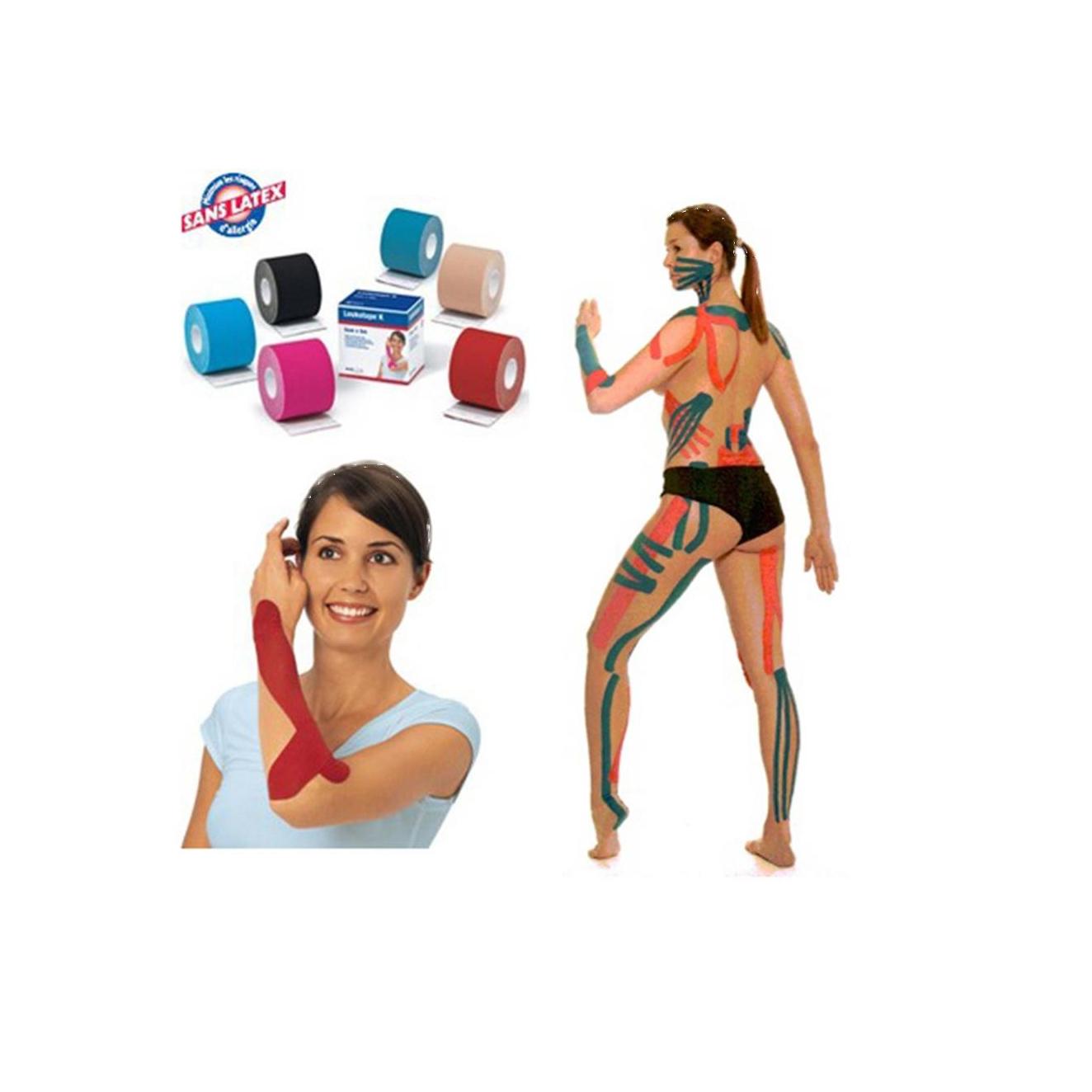 Bande adhésive élastique pour taping - Leukotape K by BSN Medical