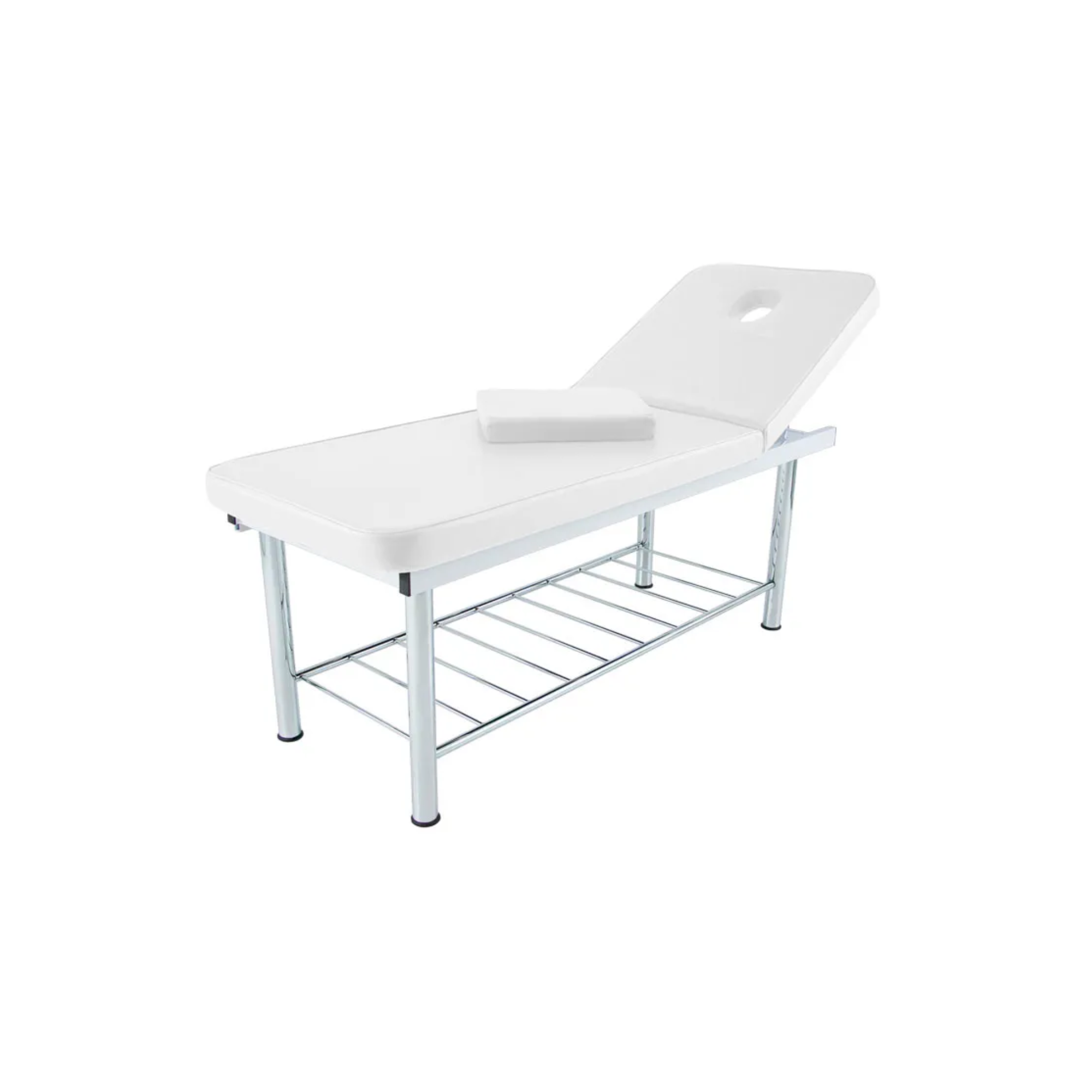 Table de massage fixe 2 panneaux en acier - 5 coloris 