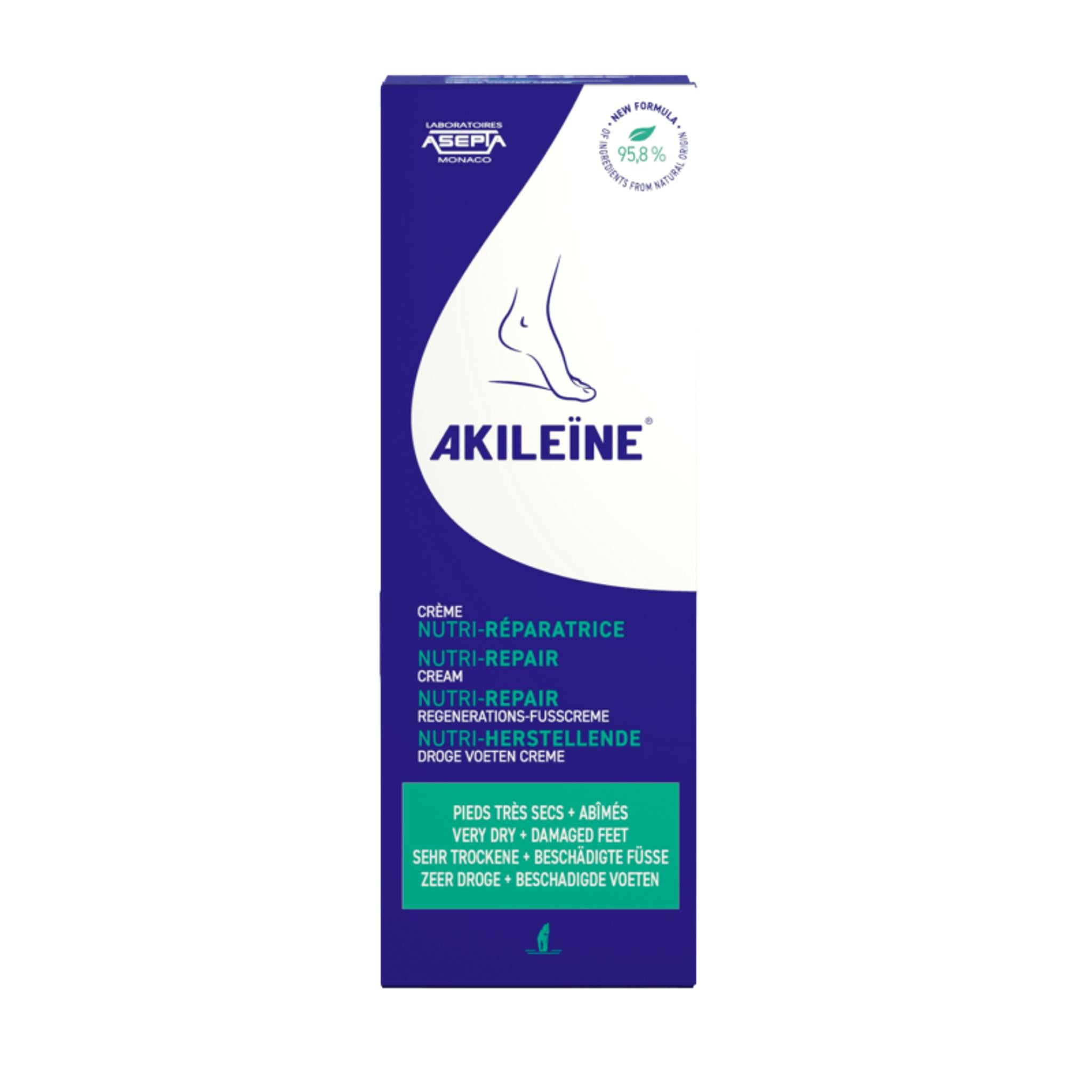 Crème nutri-réparatrice Pieds Secs - Akileine Akileïne