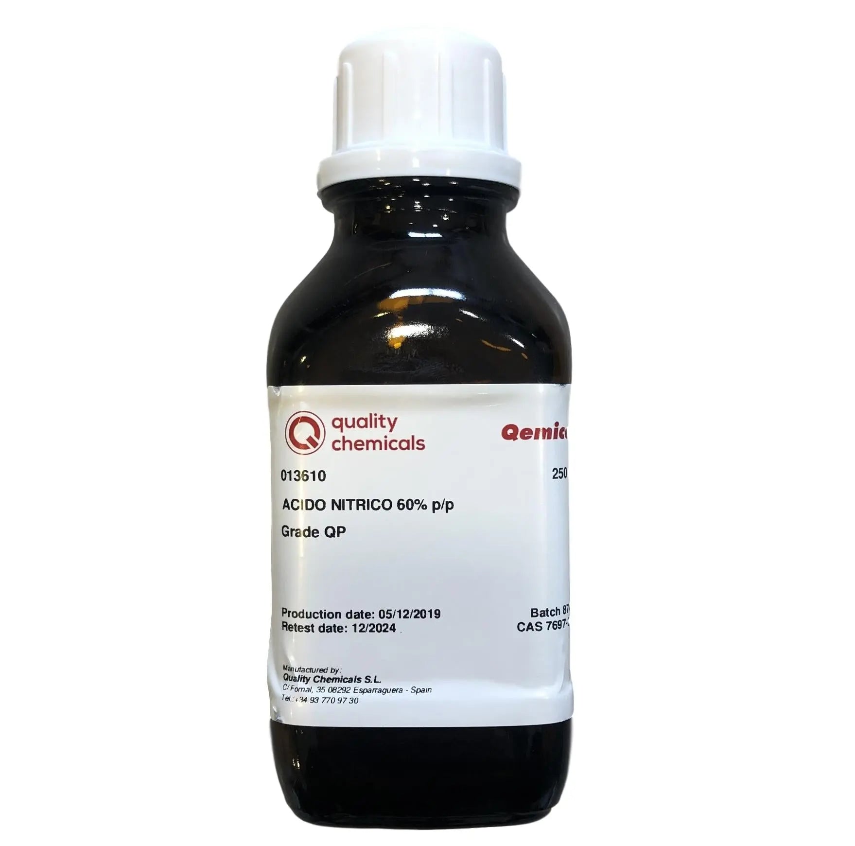 Acide nitrique 60 % - Flacon de 250 ml - My Podologie