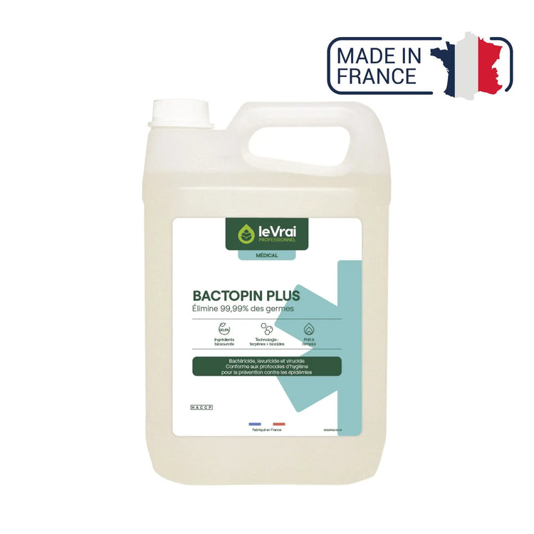 Bactopin Plus - 2 contenances disponibles - Le Vrai Professionnel Le Vrai Professionnel  Bidon-de-5-L