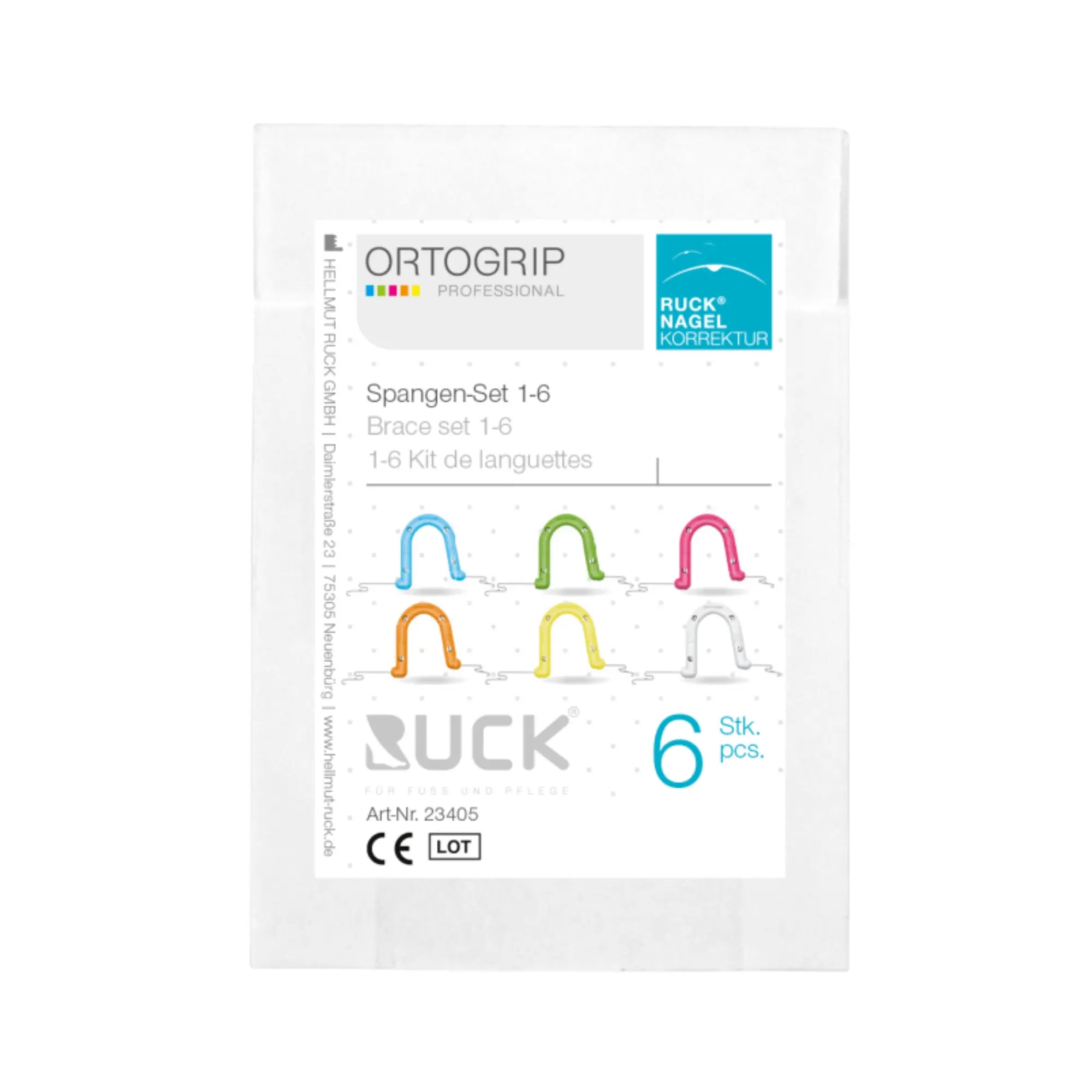 Pack - Fils d'orthonyxie Ortogrip - 6 tailles - Ruck - My Podologie